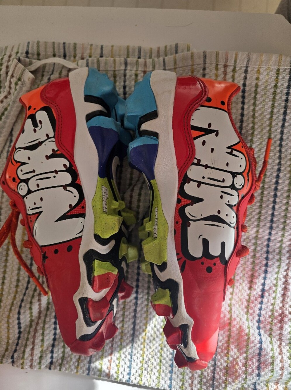 Nike Kids Graphic Cleats BIG Kids Baseball Cleats Size 3.5